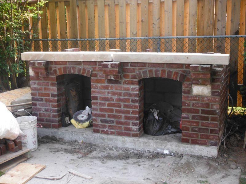 wood burning oven construction