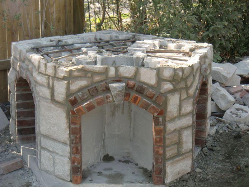 wood fired oven construction
