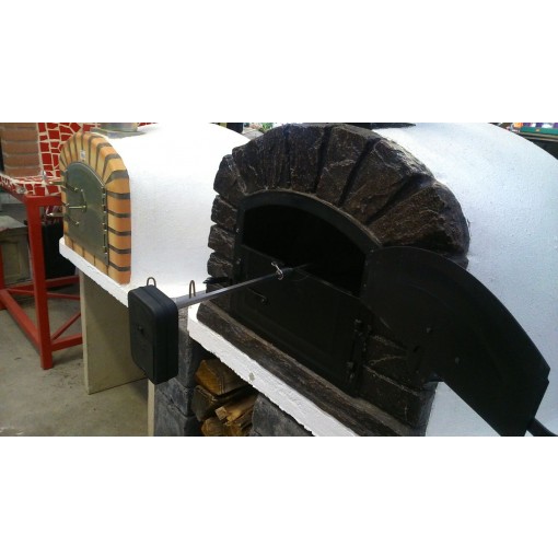 39" Rotisserie Spit Set for Wood Fired Pizza Ovens