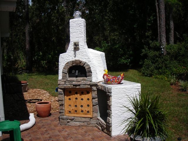 Outdoor Brick Oven Kit Wood Burning, Italian Pizza Oven Outdoor